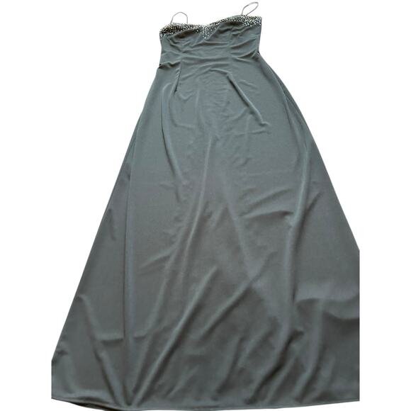 Dave and Johnny Black Sparkle Gown - Size 13/14 - Picture 10 of 16